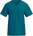 Beunique Men's Petrol Blue Medical Blouse