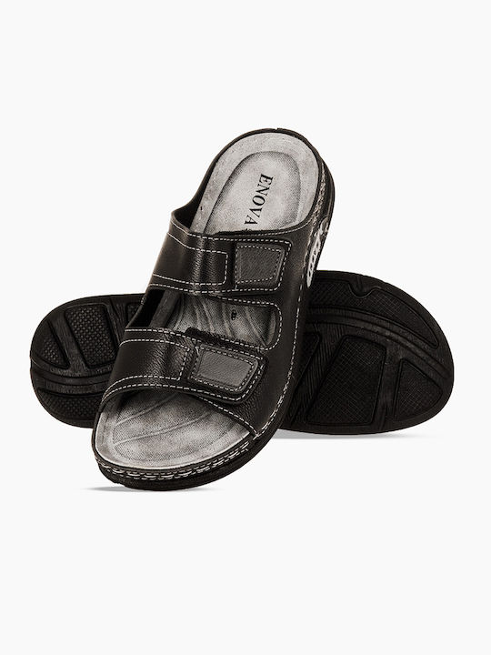 Herrensandalen in Schwarz Farbe