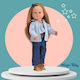 Magic Baby Doll Nani Red Hair Jean Pants Doll Nani Red Hair Jeans Pants