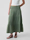 GAP Midi Skirt in Green color