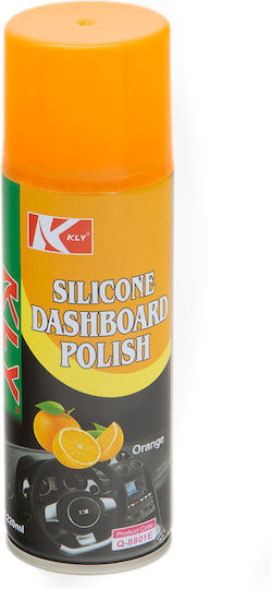 KLY Polishing Spray for Car Dashboard with Aroma Orange 220ml