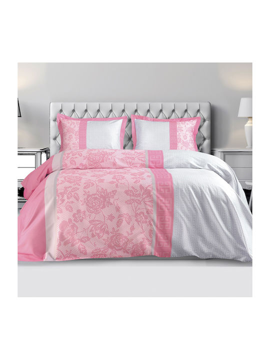 Makis Tselios Home Σετ Πάπλωμα Υπέρδιπλο 240x250εκ. Amaze Pink 3τμχ