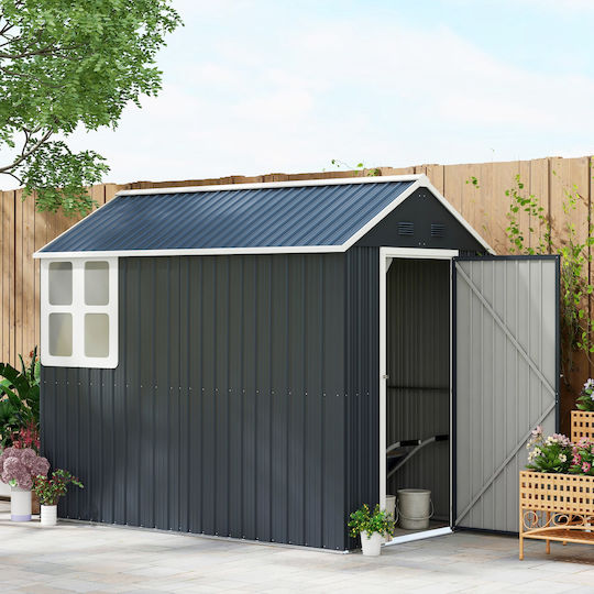 Metallische Gartenhaus Galvanisiert M2.59xP1.72xH2.22m