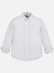 Mayoral Kids Checked Shirt Gray