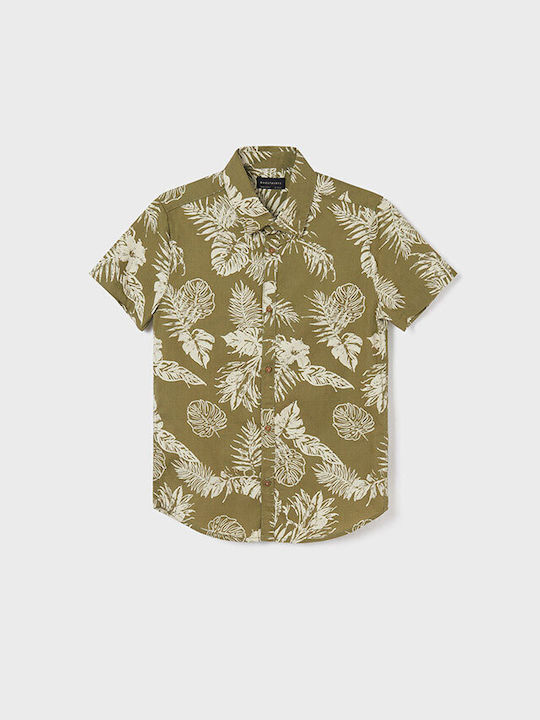 Mayoral Kids Shirt Beige Ecofriends