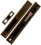 Veta Recessed Lock with Cylinder Brown