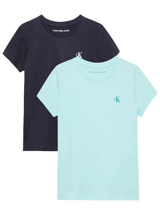 Σετ Παιδικά T-shirts Blue Tint Monogram
