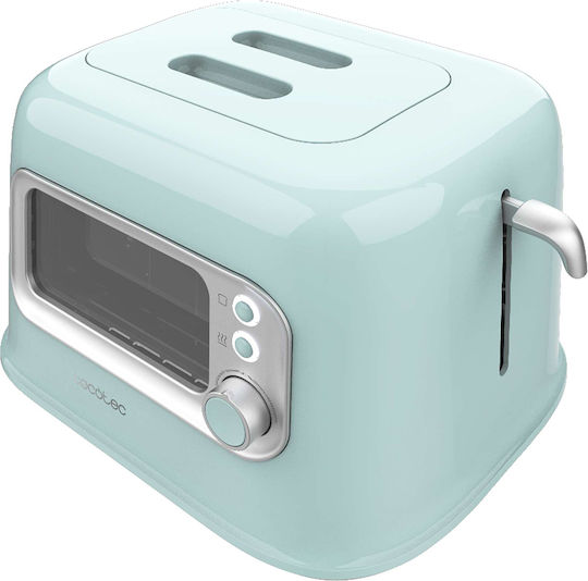 Cecotec Retro Vision Φρυγανιέρα 2 Θέσεων 700W Μπλε
