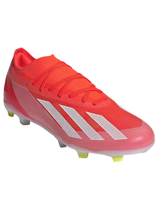 Adidas Low Football Shoes MG with Cleats Solar Red / Cloud White / Team Solar Yellow 2