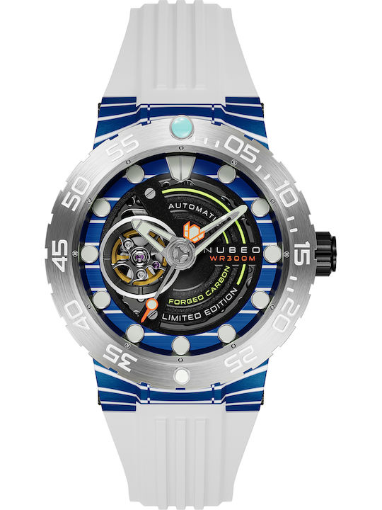 Nubeo Men's Watch 48mm Automatic with White / W...