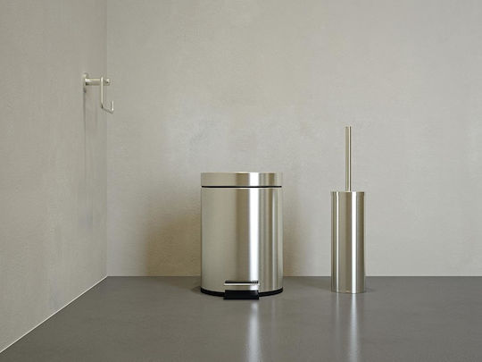 Verdi Inox Badezimmer Mülleimer Sanftes Schließen 6Es Chrome Mat