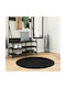 vidaXL Oviedo Rug Round Black