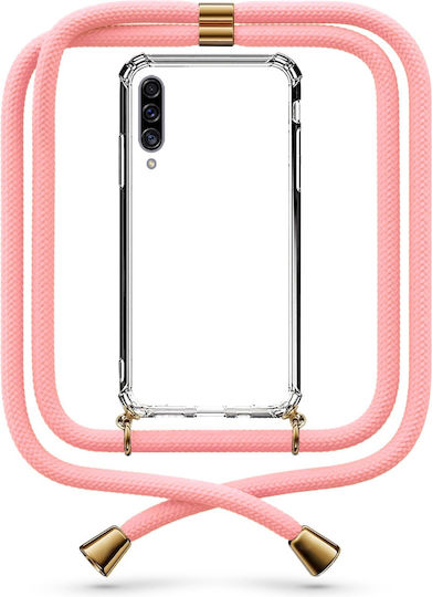 Phoneclub Back Cover cu Curea Transparent (Galaxy A30s)