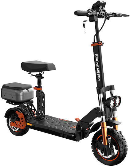 Kugoo Elektroroller für Kinder mit 55km/h Max Geschwindigkeit und 70km Reichweite in Schwarz Farbe mit Sitz