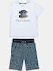 Kids' Set with Shorts Summer 2pcs White