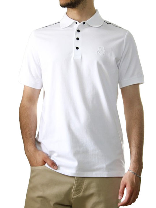 Karl Lagerfeld Herren Kurzarmshirt Polo White