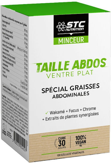 STC Nutrition Taille Abdos Ventre Plat Besondere Nahrungsergänzungsmittel για Gewichtsverlust 120 Kräuterkapseln