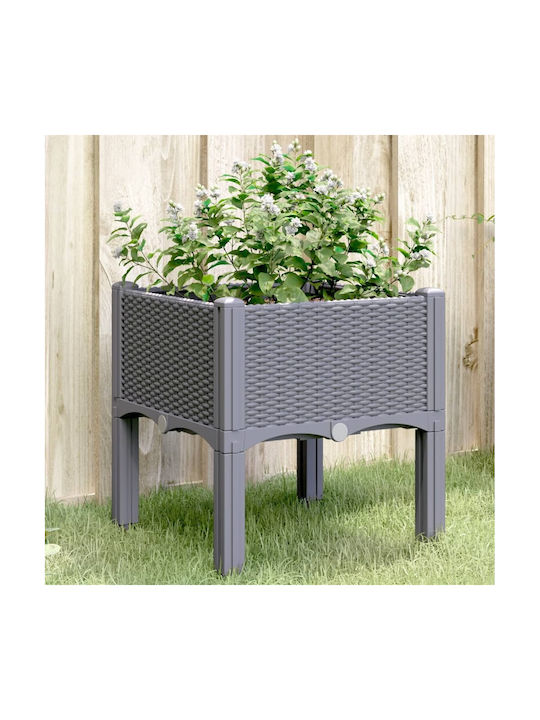 vidaXL Κήπου Planter Box 40x42cm Grey 367886