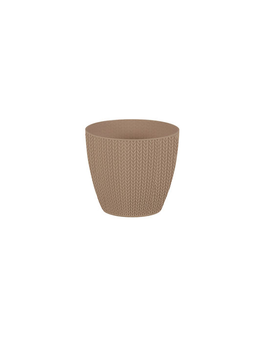 Flower Pot 17x15cm Coffee SML301214