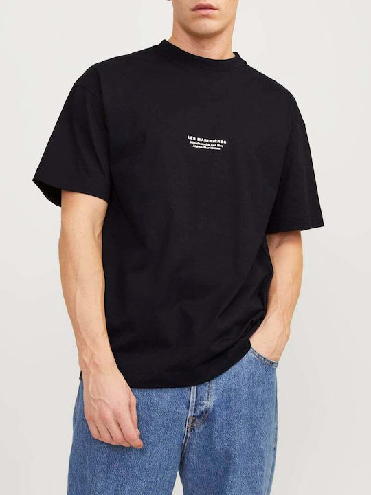 Jack & Jones Ανδρικό T-shirt Κοντομάνικο Black