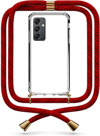 Phoneclub Back Cover cu Curea Transparent (Galaxy A25 5G)