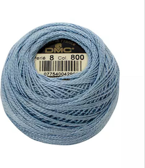 DMC Cotton Knitting Yarn Blue 80m 10gr
