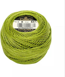 DMC Perle Δαντελόνημα Βαμβακερό Πράσινο 80m 10gr