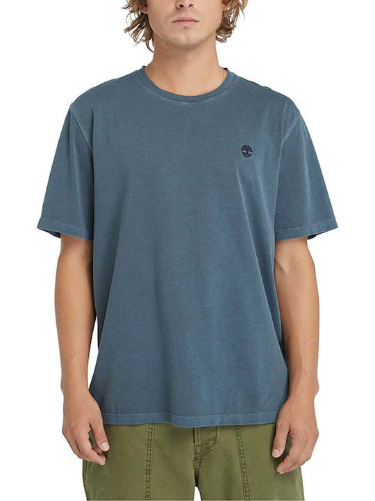 Timberland Ανδρικό T-shirt Κοντομάνικο Μπλε