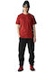 The North Face Simple Dome Herren T-Shirt Kurzarm Iron Red