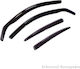 Heko Car Windbreaker Set Car Front and Rear for Mitsubishi Pick-up Nissan PickUp 4pcs