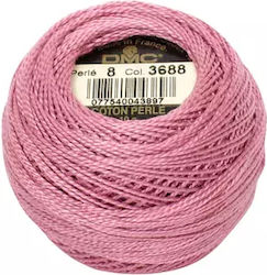 DMC Perle Δαντελόνημα Βαμβακερό Ροζ 80m 10gr