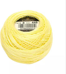 DMC Perle Δαντελόνημα Βαμβακερό Κίτρινο 80m 10gr