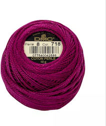 DMC Perle Δαντελόνημα Βαμβακερό Μωβ 80m 10gr