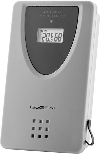 GoGEN Drahtlos Wetterstation Digital Tischplatte Schwarz