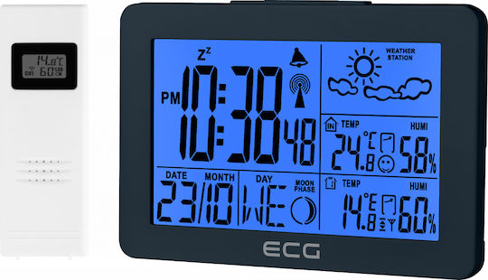 ECG MS200 Wireless Digital Weather Station Tabletop Gray