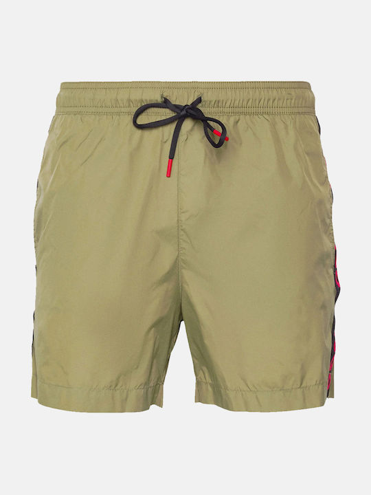 Hugo Boss Herren Badebekleidung Shorts Olive