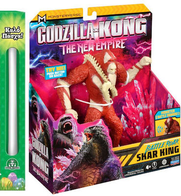 Lumânare Giochi Preziosi Godzilla & Kong Figura Battle Roar Skar King efecte sonore 18cm
