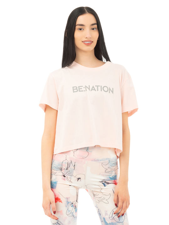 Be:nation Γυναικεία Crop Top Μπλούζα 05112403-8a