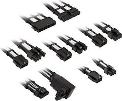 Kolink Psu Core Pro Braided Cable Extension Kit 12v-2x6 Typ 2 Jet Black Brilliant White Corepro-ek-12vt2-bwh