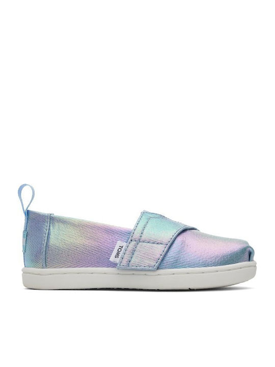 Toms Espadrile pentru Copii cu închidere Hoop & Loop Multicolore Iridescent