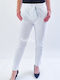 Pants Elastic Band Olivia White 4xl