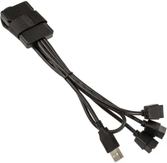Lian Li Pw-u2tpab Usb 2.0 1-to-3 Hub Type A Male Port Black