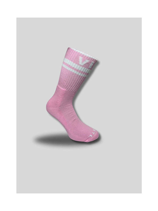 Vinyl Socks Stripes Pink-stripes Socks