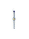 AS Kids Digital Watch with Rubber/Plastic Strap Blue