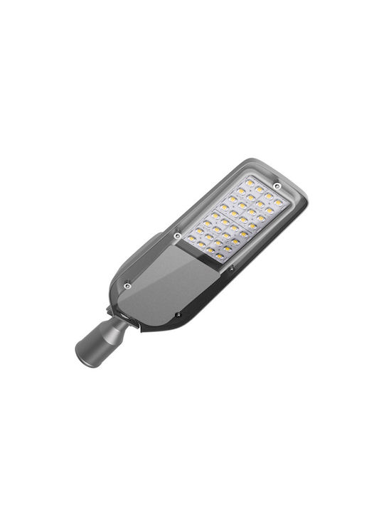Aca Εξωτερικό Φωτιστικό LED Δρόμου 120W με Φυσικό Λευκό Φως IP66 Λευκό