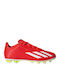 Kids Soccer Cleats X CRAZYFAST Club Molded Red