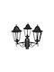 Aca Outdoor Floor Lamp Laterna for E27 Bulb Schwarz