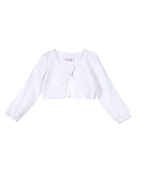 Babylonfashion Kids Bolero White