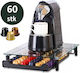 Cheffinger Чекмедже за капсули за 60 капсули Nespresso 6.5x6.5x6.5см CF-N02