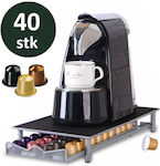 Cheffinger Μεταλλικό Συρτάρι Αποθήκευσης για 40 Κάψουλες Nespresso 6x6x6cm CF-N01